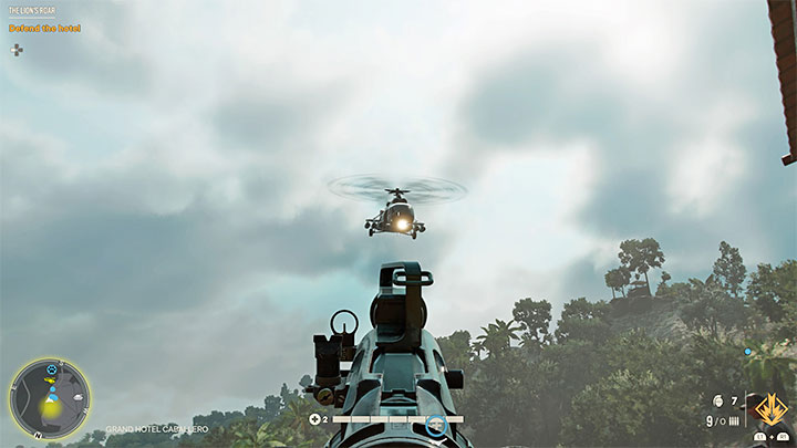 Do ataku na hotel przystąpią też docelowo wrogie śmigłowce - Far Cry 6: Ryk lwa (The Lions Roar) - solucja, opis przejścia - Far Cry 6 - poradnik do gry