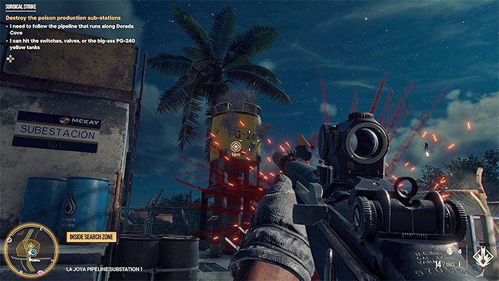 Rurociąg będzie Was doprowadzał do kolejnych podstacji i w każdej z nich trzeba przeprowadzić jakąś formę sabotażu - Far Cry 6: Precyzyjne uderzenie (Surgical Strike) - solucja, opis przejścia - Far Cry 6 - poradnik do gry
