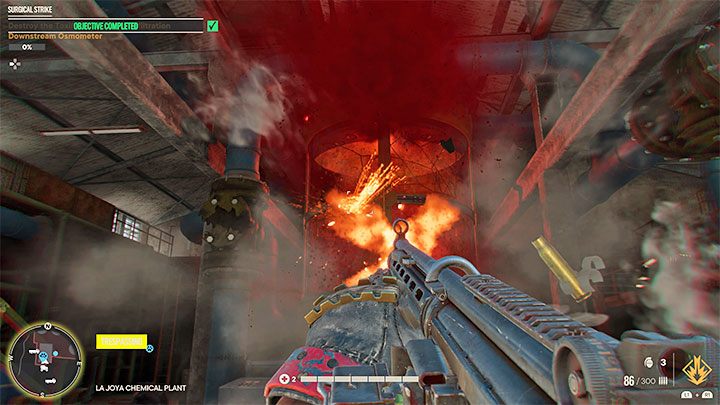 Każda Wasza akcja będzie osłabiała procentowy pasek energii urządzenia (lewy górny róg ekranu) - Far Cry 6: Precyzyjne uderzenie (Surgical Strike) - solucja, opis przejścia - Far Cry 6 - poradnik do gry
