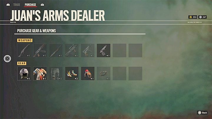Dodatkową zachętą do rozwijania postaci powinno być to, że awansowanie bohatera na wyższe rangi rozszerza ofertę lokalnych handlarzy - Far Cry 6: Rangi i XP - jak awansować? - Far Cry 6 - poradnik do gry