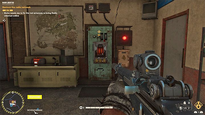 Czerwona antena z punktu 1 na naszej mapie znajduje się w małej lokacji okupowanej przez przeciwników i nie musicie nawet ich wszystkich eliminować - Far Cry 6: Radio Libertad - solucja, opis przejścia - Far Cry 6 - poradnik do gry