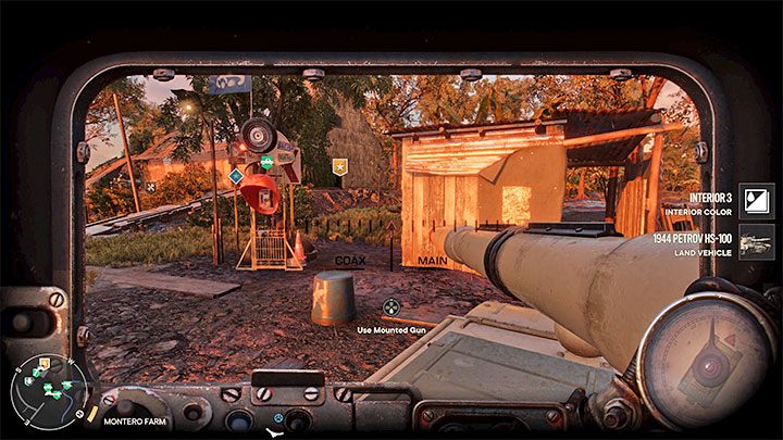 Ze skradzionym czołgiem możecie udać się do jednej z lokacji Odbiór z pojazdu (Vehicle Pickup) znajdujących się na mapie świata - Far Cry 6: Czołg - jak ukraść? - Far Cry 6 - poradnik do gry