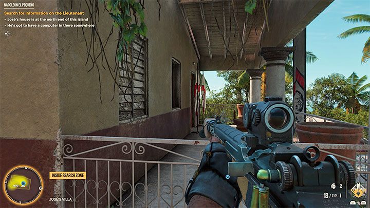 Proponujemy przekraść się na tyły willi (możecie ją obejść np - Far Cry 6: Napoleon El Pequeno - solucja, opis przejścia - Far Cry 6 - poradnik do gry