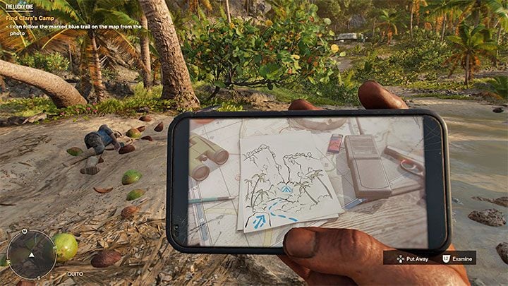Gra zasugeruje obejrzenie zdjęcia na smartfonie, do którego dostęp uzyskaliście po zaliczeniu prologu - Far Cry 6: Prawdziwy fart (The Lucky One) - solucja, opis przejścia - Far Cry 6 - poradnik do gry