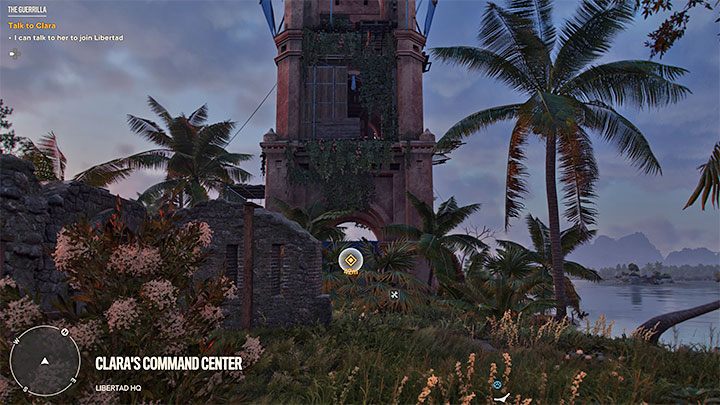 W celu zainicjowania spotkania z Clarą dotrzyjcie do pobliskiej wieży - Far Cry 6: Partyzantka (The Guerrilla) - solucja, opis przejścia - Far Cry 6 - poradnik do gry