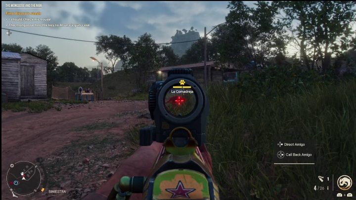 Zadanie zacznijcie od wzięcia klucza i otworzenia schowka - Far Cry 6: Mangusta i człowiek - Wyprawy po skarby (Madrugada) - Far Cry 6 - poradnik do gry
