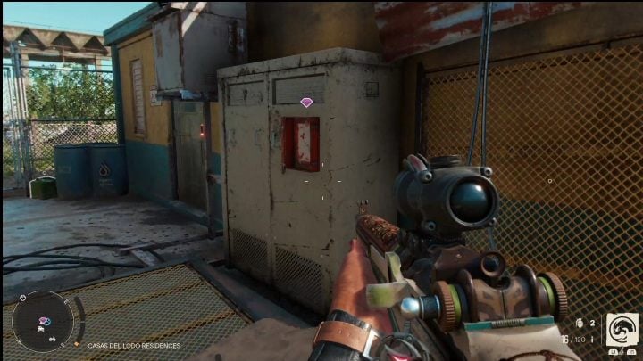 Aby rozpocząć wyprawę po skarb musicie przeczytać notatkę, która znajduje się na metalowej części, zaraz przy drzwiach budynku - Far Cry 6: Ostatni wychodzący - Wyprawy po skarby (Esperanza) - Far Cry 6 - poradnik do gry