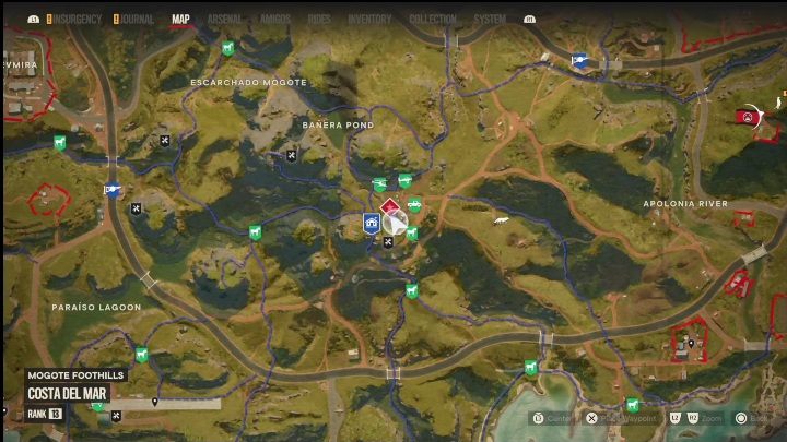 Podregion: Costa del Mar - Far Cry 6: Madrugada, Ukryte opowieści - lista - Far Cry 6 - poradnik do gry