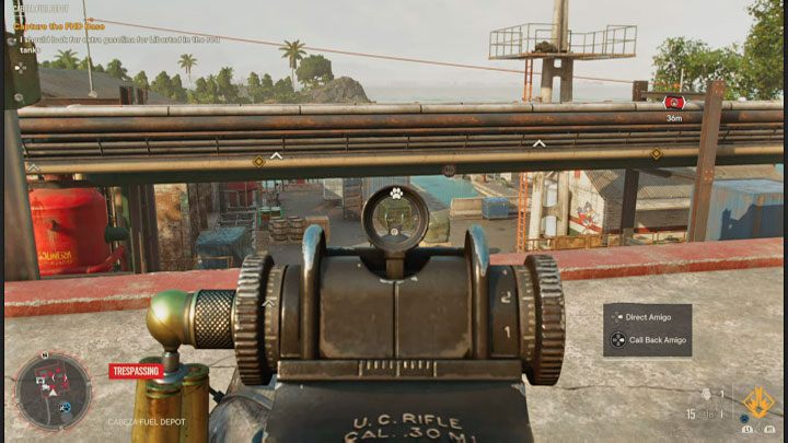 W przejęciu bazy pozostając niezauważonym może też Wam pomóc zniszczenie klatki z więzionym drapieżnikiem - Far Cry 6: Trofeum Ninjerilla - jak zdobyć? - Far Cry 6 - poradnik do gry