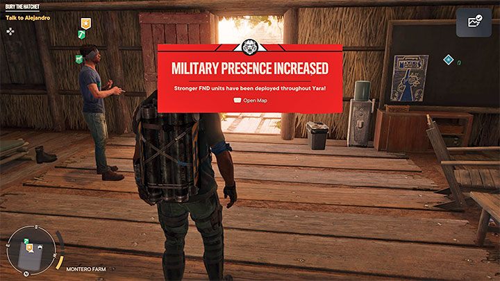 W wyniku zaliczenia tej misji powinno dojść do podniesienia rang wszystkich regionów świata gry - Far Cry 6: Zachód słońca (Sundown) - solucja, opis przejścia - Far Cry 6 - poradnik do gry