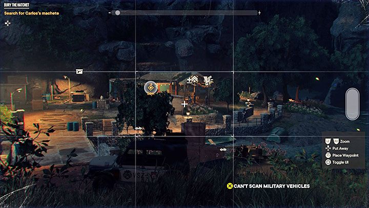 Musicie wyruszyć do baru La Raja Bar znajdującego się w dżungli w dość dużej odległości na zachód od miasta - Far Cry 6: Zakopanie topora (Bury the Hatchet) - solucja, opis przejścia - Far Cry 6 - poradnik do gry
