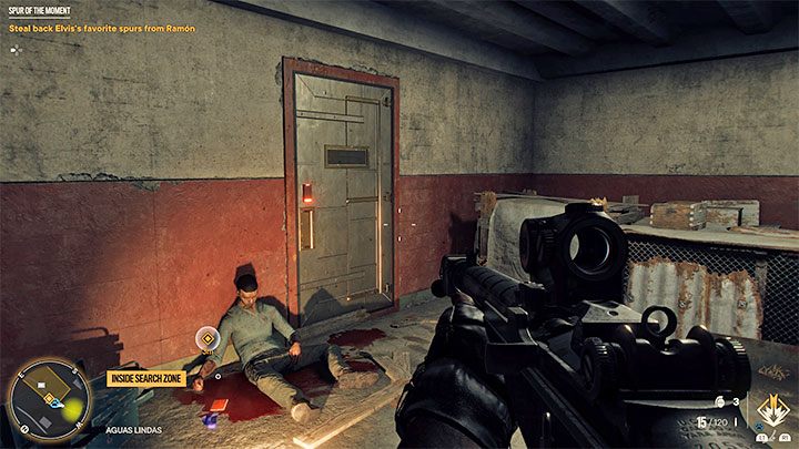 Po dotarciu we wskazane miejsce musicie zająć się zlokalizowaniem pokazanego na obrazku wejścia do tunelu - Far Cry 6: Skradzione ostrogi (Spur of the Moment) - solucja, opis przejścia - Far Cry 6 - poradnik do gry