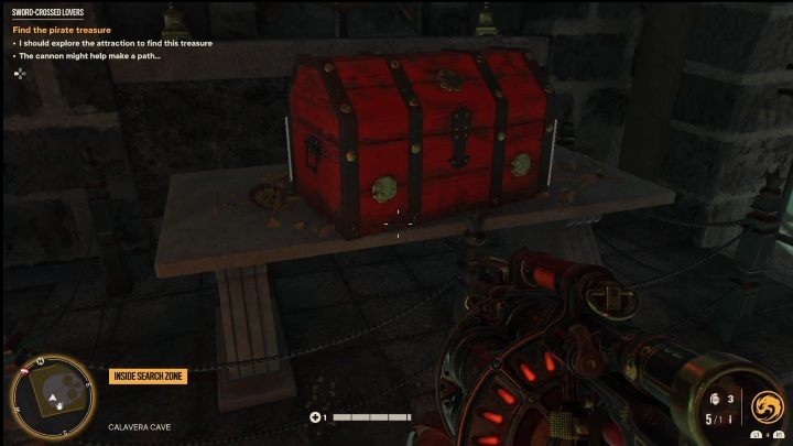 Skrzynię znajdziecie w jaskini, podczas wykonywania wyprawy po skarb - Walczący kochankowie (Sword-Crossed Lovers) - Far Cry 6: Wyrzutnie, Unikalne bronie - lista - Far Cry 6 - poradnik do gry