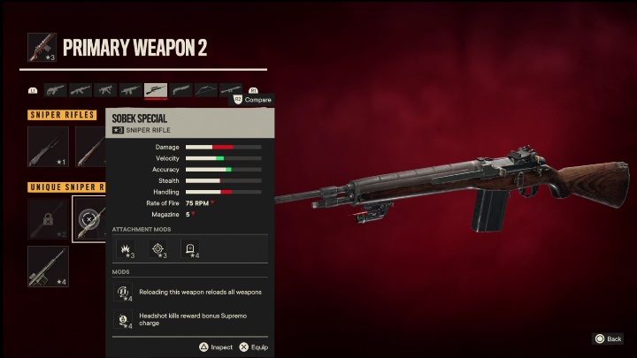 Nagroda za wykonanie misji: Pieniądze ze skrytki (Cache Money) - Far Cry 6: Karabiny wyborowe, Unikalne bronie - lista - Far Cry 6 - poradnik do gry