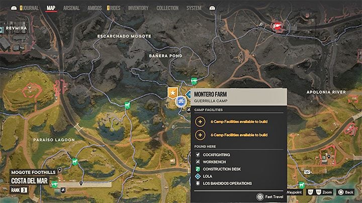 Farma Montero to kryjówka rebeliantów z regionu Madrugada - Far Cry 6: Obozy partyzantów i ich rozbudowa - Far Cry 6 - poradnik do gry