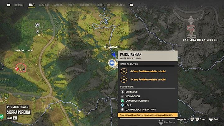 Patriotas Peak to kryjówka rebeliantów z regionu El Este - Far Cry 6: Obozy partyzantów i ich rozbudowa - Far Cry 6 - poradnik do gry