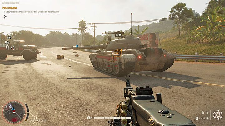 Do maszyn wojskowych używanych przez żołnierzy podległych Antonowi zaliczają się przede wszystkim jeepy, ciężarówki, humvee, śmigłowce, samoloty oraz czołgi - Far Cry 6: Pojazdy i inne środki transportu - Far Cry 6 - poradnik do gry