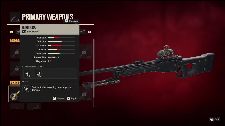 Cechy specjalne: Humidora to strzelba, która od startu posiada takie modyfikacje jak - Far Cry 6: Strzelby, Unikalne bronie - lista - Far Cry 6 - poradnik do gry