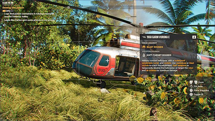 Atak specjalny suprema Volta pozwala na wysłaniu impulsu IEM (EMP), które paraliżuje wszystkie urządzenia z okolicy, w tym także systemy pokładowe helikopterów - Far Cry 6: Wrogie helikoptery - jak niszczyć? - Far Cry 6 - poradnik do gry