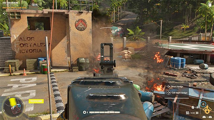 Zostaniecie zmuszeni do bronienia się przed wrogimi żołnierzami w miejscu katastrofy - Far Cry 6: Weź leki (Take Your Medicine) - solucja, opis przejścia - Far Cry 6 - poradnik do gry