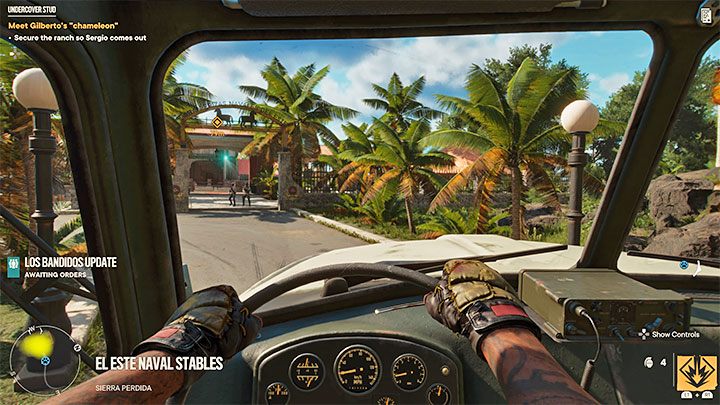 Wyruszcie we wskazane miejsce na zachodnim krańcu regionu El Este - Far Cry 6: Ogier pod przykrywką (Undercover Stud) - solucja, opis przejścia - Far Cry 6 - poradnik do gry