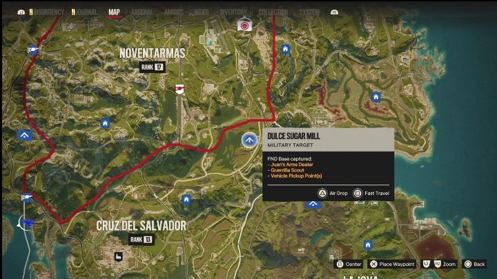 Lokalizacja: W północno zachodniej części Cruz Del Salvador - Far Cry 6: Valle de Oro - Bazy FND, lista celów wojskowych - Far Cry 6 - poradnik do gry