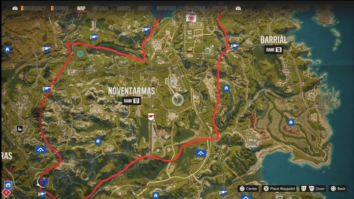 Lokalizacja: Wschodnia cześć Noventarmas - Far Cry 6: Valle De Oro - Działka przeciwlotnicze, lista celów wojskowych - Far Cry 6 - poradnik do gry
