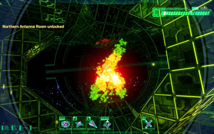 W cyberprzestrzeni są 4 blokady do zniszczenia, które musicie ostrzelać i wysadzić - System Shock Remake: Zniszczenie 4 anten w Inżynierii systemów - opis zagadki - System Shock Remake - poradnik do gry