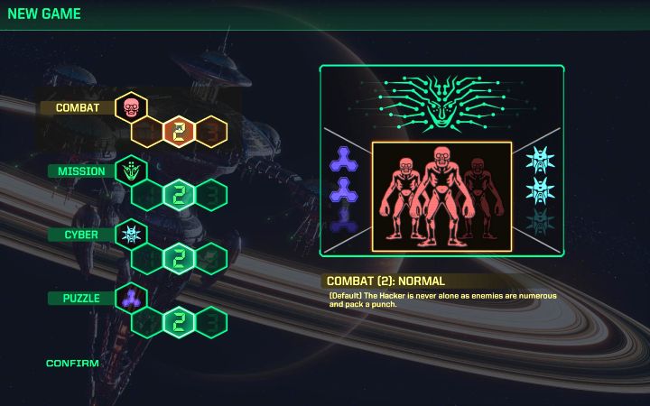 Ekran poziomu trudności załącza się po wybraniu opcji nowej gry - System Shock Remake: Wszystkie poziomy trudności - System Shock Remake - poradnik do gry