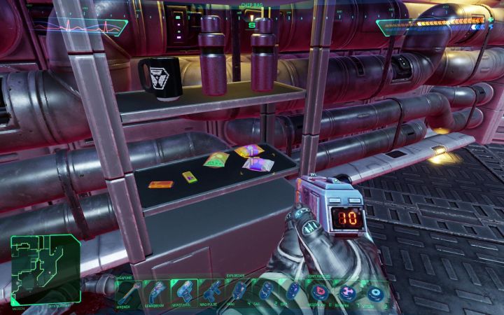Żywność i napoje możecie odnajdywać jako pospolity loot oraz kupować za kredyty w automatach (nie jest to rekomendowane - zaoszczędźcie kredyty na coś lepszego) - System Shock Remake: Jak regenerować zdrowie? - System Shock Remake - poradnik do gry