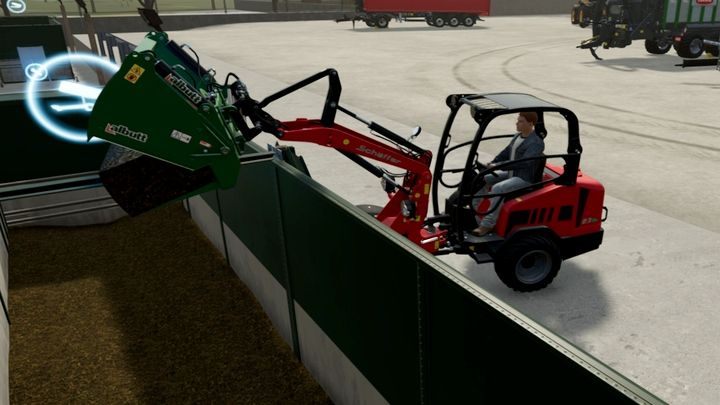 Kiszonkę musicie wsypać do pojemnika znajdującego się przy Biogazowni - Farming Simulator 22: Kiszonka - pozyskiwanie i zastosowanie - Farming Simulator 22 - poradnik do gry