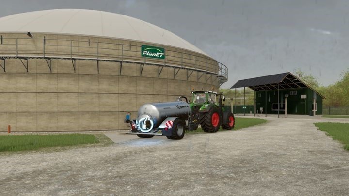 Jeśli zakupiliście biogazownię, kompost odbierzecie przy pojemniku z ikoną załadunku. - Farming Simulator 22: Kiszonka - pozyskiwanie i zastosowanie - Farming Simulator 22 - poradnik do gry