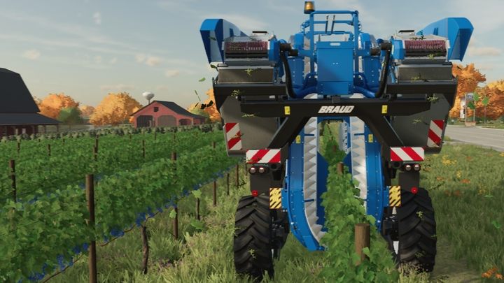 Pracy przy zbiorach oliwek / winogron nie możecie zlecić pracownikowi - Farming Simulator 22: Sadownictwo - Farming Simulator 22 - poradnik do gry