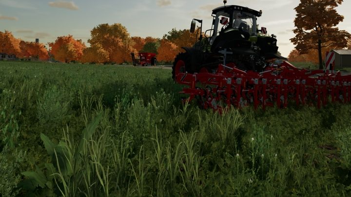 Chwastownik wyrywa chwasty tylko, gdy rośliny zasiane nie urosły zbyt wysoko. - Farming Simulator 22: Chwasty i odchwaszczanie - Farming Simulator 22 - poradnik do gry