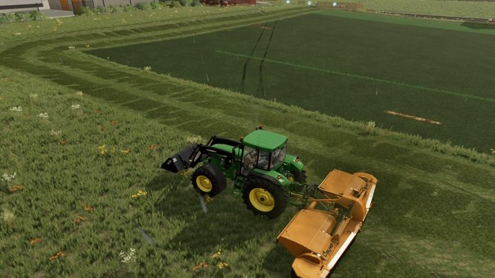 Trawę możecie zbierać z każdego miejsca Waszej działki - nie możecie jednak z obcych posesji - Farming Simulator 22: Sianie i koszenie trawy - Farming Simulator 22 - poradnik do gry