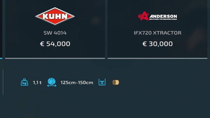 Zwróćcie uwagę, że możecie wybrać wielkość bel przy ich wytwarzaniu w opcjach maszyny - Farming Simulator 22: Belowanie - porady - Farming Simulator 22 - poradnik do gry