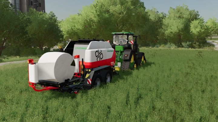 Aby utworzyć kiszonkę, bela trawy (nie siana) musi zostać owinięta folią - Farming Simulator 22: Belowanie - porady - Farming Simulator 22 - poradnik do gry
