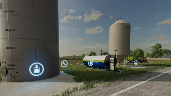 На панели «Строительство» вы найдете вкладку «Танки» — Farming Simulator 22: заправка баков машин — руководство по игре Farming Simulator 22