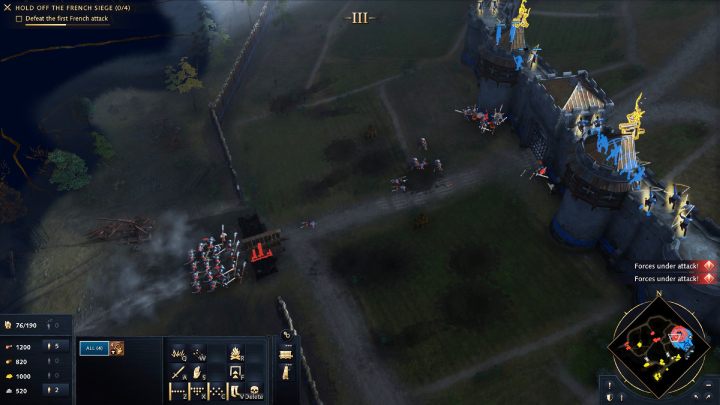 Po rozpoczęciu misji wyeliminujcie wszystkie jednostki nieprzyjaciela - Age of Empires 4: The Siege of Dover (The Normans) - solucja, opis przejścia - Age of Empires 4 - poradnik do gry