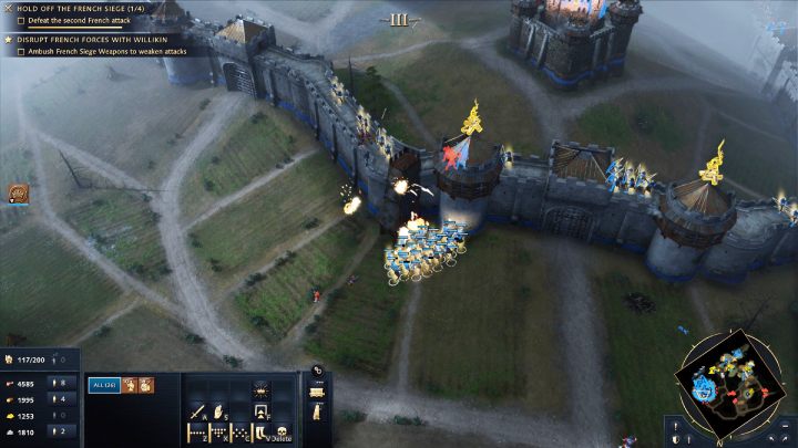 Przygotujcie się na 2 falę francuskiej armii - Age of Empires 4: The Siege of Dover (The Normans) - solucja, opis przejścia - Age of Empires 4 - poradnik do gry