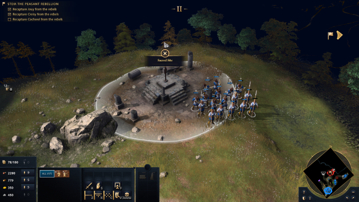 W pobliżu zachodniej części miasta Cocherel znajduje się 2 Święte Miejsce - Age of Empires 4: France in Chaos (The Hundred Years War) - solucja - Age of Empires 4 - poradnik do gry