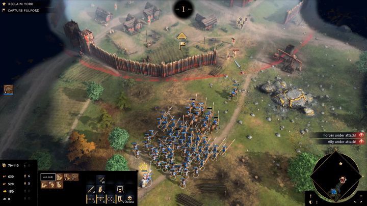 Po wykonaniu wszystkich celów zbierzcie wojsko i udajcie się na wschód - Age of Empires 4: North to York (The Normans) - solucja, opis przejścia - Age of Empires 4 - poradnik do gry