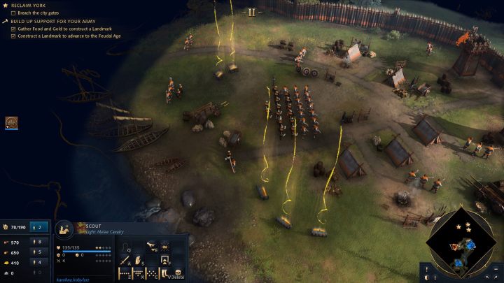 Obóz Duńczyków znajduje się na zachód od Fulford - Age of Empires 4: North to York (The Normans) - solucja, opis przejścia - Age of Empires 4 - poradnik do gry
