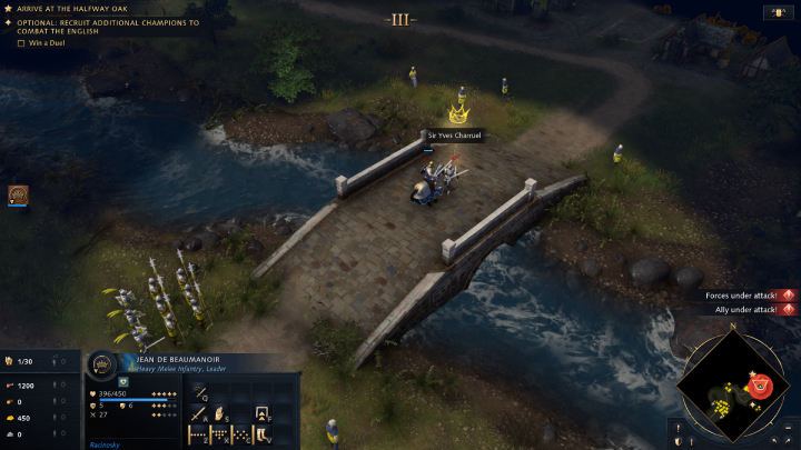 Podążajcie drogą na wschód, aż dojdziecie do mostu - Age of Empires 4: The Combat of the Thirty (The Hundred Years War) - solucja - Age of Empires 4 - poradnik do gry