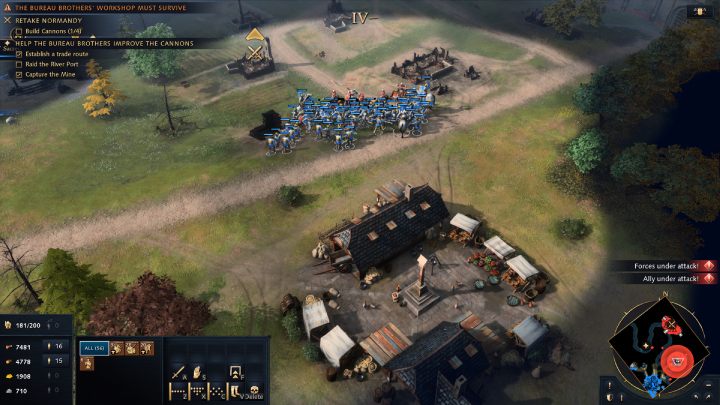 Zbierzcie swoje wojsko i wyruszcie na północny wschód - Age of Empires 4: Retake Normandy (The Hundred Years War) - solucja - Age of Empires 4 - poradnik do gry