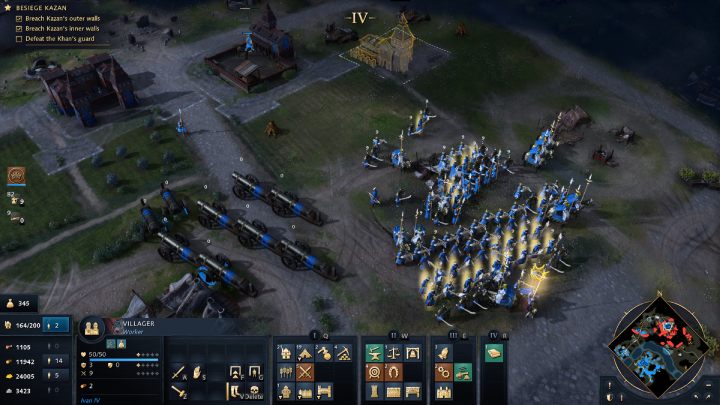 Gdy przedrzecie się za mury miasta, wyczyśćcie cały obszar z wrogich jednostek i zburzcie wszystkie budynki nieprzyjaciela - Age of Empires 4: The Siege of Kazan (The Rise of Moscow) - solucje - Age of Empires 4 - poradnik do gry