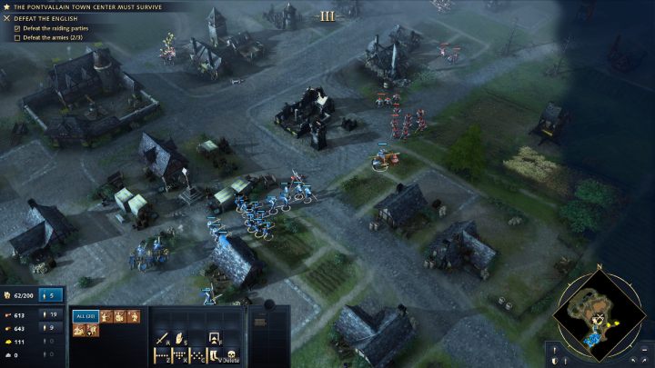 Największy oddział wroga zaatakuje z północnej strony - Age of Empires 4: The Battle of Pontvallain (The Hundred Years War) - solucja - Age of Empires 4 - poradnik do gry