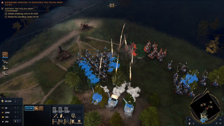 Wyślijcie oddział łuczników do wywabienia wrogiego wojska, przebywającego na północ od Waszej osady - Age of Empires 4: The Battle of Liegnitz (The Mongol Empire) - solucja - Age of Empires 4 - poradnik do gry