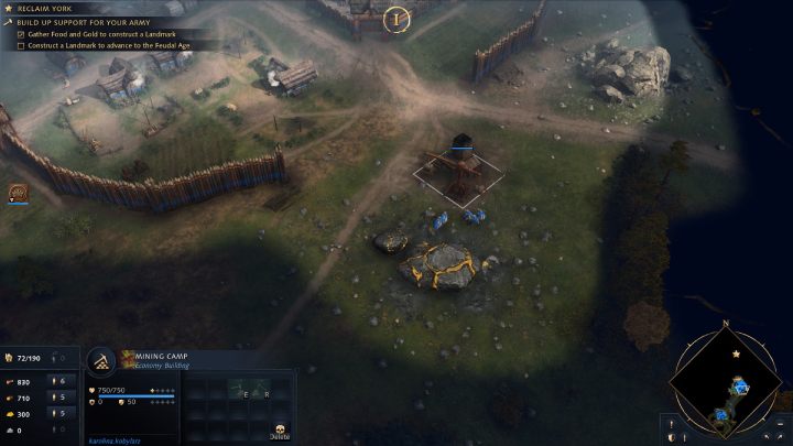 Złoża surowców takie jak złoto i kamień często są oddalone od miast - Age of Empires 4: Porady na start - Age of Empires 4 - poradnik do gry