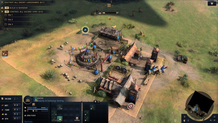 Mongołowie zaczynają od maksymalnej populacji, nie muszą więc budować domów, oszczędzając w tej sposób czas i surowce - Age of Empires 4: Mongołowie - cywilizacja - Age of Empires 4 - poradnik do gry